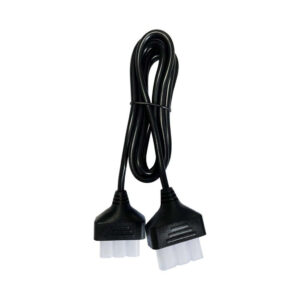 Power Cable With 2 Plugs Black 2M 3*0.75MM