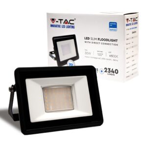 30W LED Floodlight Samsung Chip Black Body 6500K