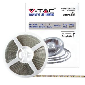 LED Strip SMD3528 120 LEDs 3000K IP65 (confezione 5 m)