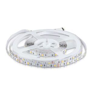 LED Strip 5050 60 LEDs 12V IP20 RGB + 4000K (confezione 5 m)