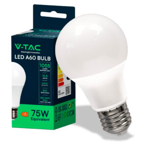 LED Bulb 10.5W E27 A60 Thermoplastic 6500K 10Pcs/Pack