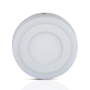 18W+3W LED Surface Panel Downlight Round 3000K Emc+Cr80