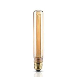 LED Bulb - 2W ART Filament Candle E27 T30 Amber Glass 1800K ?200K