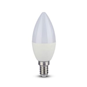LED Bulb 5.5W E14 C37 Candle 6400K CRI>95