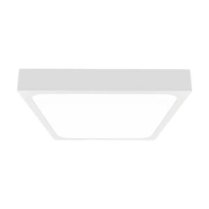 24W LED Dome Light 6500K Square,White Frame IP44