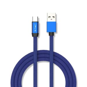 1m Type C USB Cable Blue Ruby Series