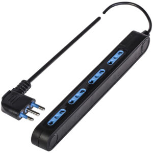 POLYPOOL PP2522.2 MULTIPRESA  4 PRESE BIPASSO  SALVASPAZIO NERA